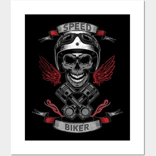 Vintage Speed Biker Posters and Art